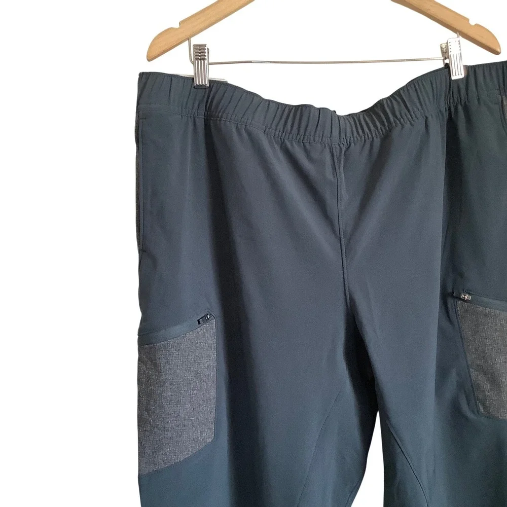 Eddie Bauer Mens Resonance Training Pants Storm Gray XXL Joggers 081-0024